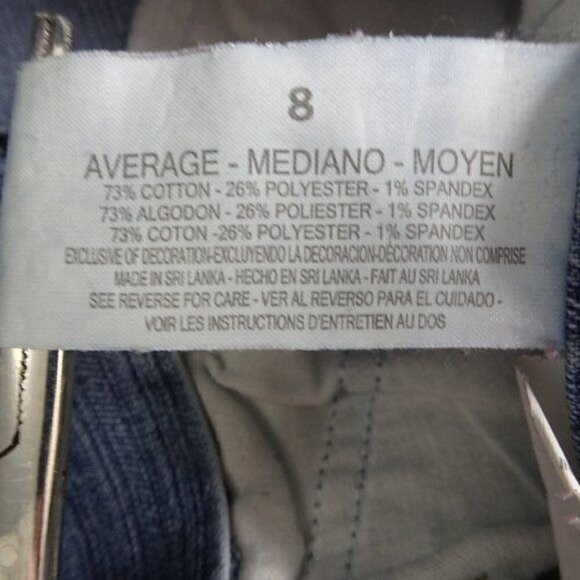 Gloria Vanderbilt Amanda Stretch Jeans Sz 8 Avg - Picture 5 of 10